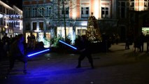 Star Wars: démonstration de combat aux sabres laser