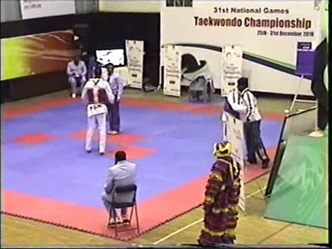 adil bin talat pakistan taekwondo champion vs sajjad army national games 2010 islamabad