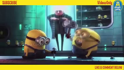 Best Of The Minions- Despicable Me All Minion Scenes_Songs_Funny Moments-Part 1