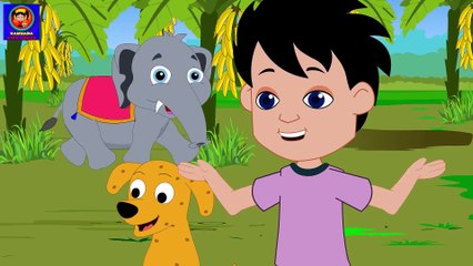 KZKCARTOON TV-Aane Banthondu Aane - Anae Banthondhanae - Kannada Kids Songs