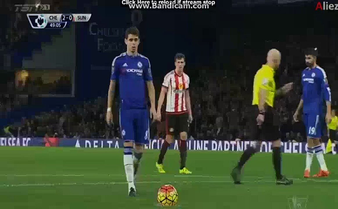 Oscar Penalty Goal Chelsea 3-0 Sunderland