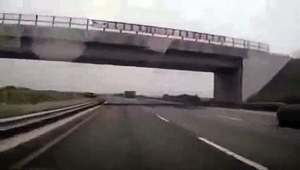 New 2016 Funny Things - Funny Videos - Crazy car accident Car out of control hits rail