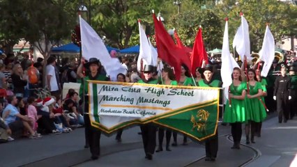 Disney Bands: Music213 Mira Costa HS - Mirada - Disneyland December 2010 MCHS Marching Mustangs