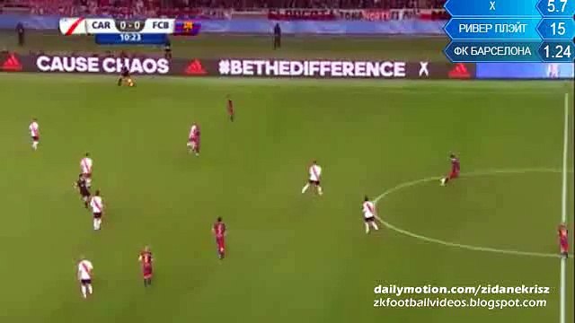 Lionel Messi Fantastic 1 on 1 Chance - River Plate v. Barcelona 20.12.2015 HD