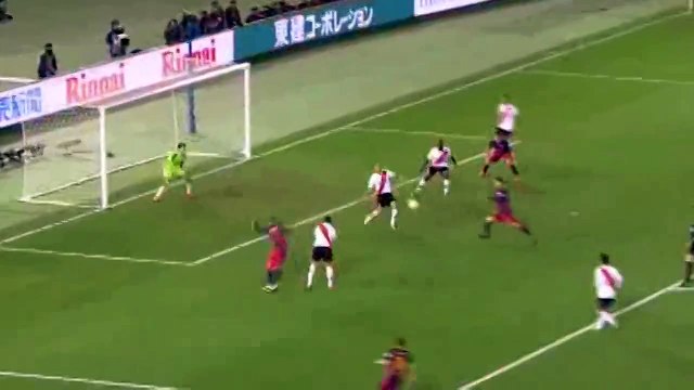 Lionel Messi goal ~ River Plate vs Barcelona 0-1 (Club World Cup) 2015