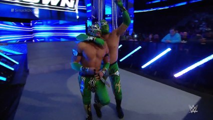 The Lucha Dragons receive exciting news SmackDown Fallout, December 17, 2015