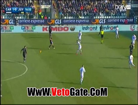 ماركو بوريلو يتقدم بالهدف الاول كاربى فى مرمى اليوفنتوس