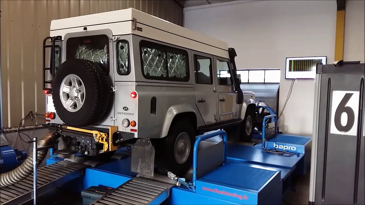 Passage au banc Defender 2.2 td4 reprog by Flashtuning