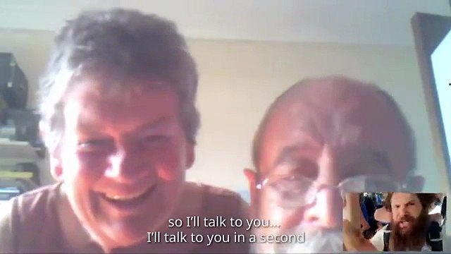 Skydiving whilst skyping the parents!