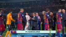 مراسم تتويج برشلونة بكأس العالم للأندية 2015