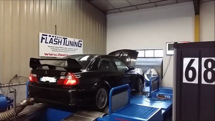 Passage au banc MITSU EVO 6 gros turbo 434cv & 590Nm