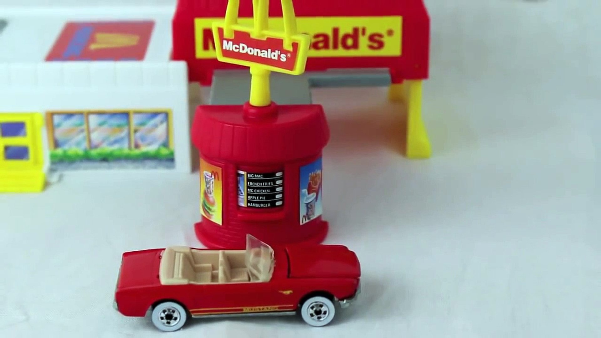 Hot Wheels McDonalds Cars and Guido 1994 McDonalds Restaurant Toy with  Disney Cars Toys Sto & Go - Dailymotion Video