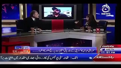 Hamza Ali Abbasi's Excellent Reply To Nusrat Javed For Mocking Him in Live Show