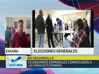 España Decide: personas salen a votar en medio de exclusión y desempleo