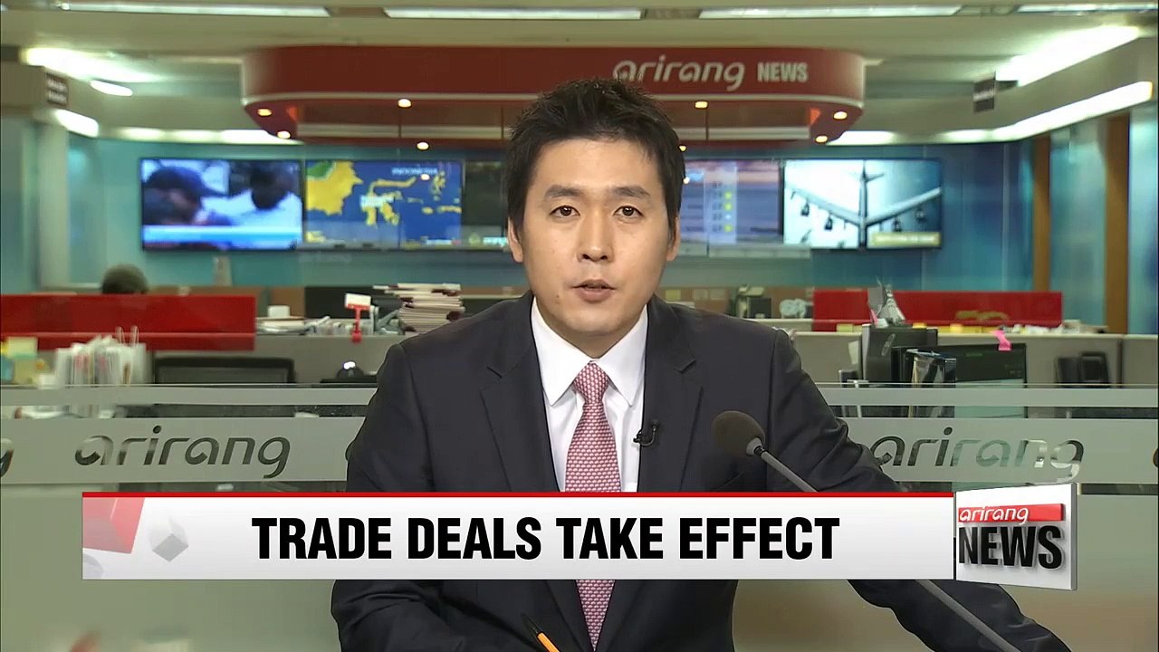 Korea's trade pacts with China, Vietnam, New Zealand go into effect