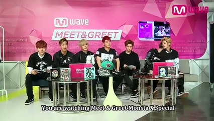 Monsta X 몬스타엑스 [ENG SUB HD] Funny Blindfold Cut @ Meet & Greet