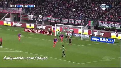 Tonny Vilhena Goal - Nijmegen 0-1 Feyenoord- 20-12-2015 Eredivisie