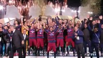 Iniesta Lifts up the Trophy Barcelona vs River Plate 20_12_2015 - FIFA Club World Cup Final