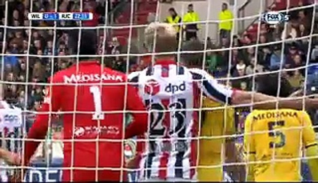 1-1 Dries Wuytens Goal Holland Eredivisie - 20.12.2015, Willem II Tilburg 1-1 Roda Kerkrade