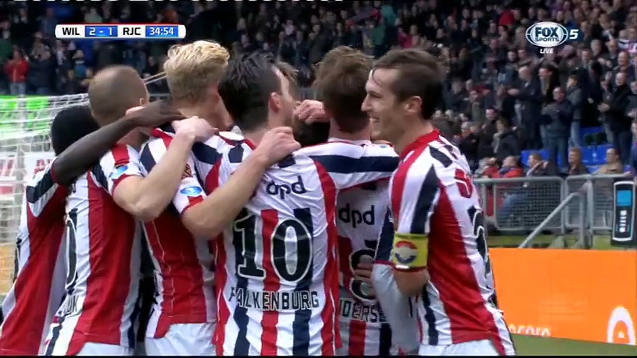 2-1 Dries Wuytens Goal Holland  Eredivisie - 20.12.2015, Willem II Tilburg 2-1 Roda Kerkrade