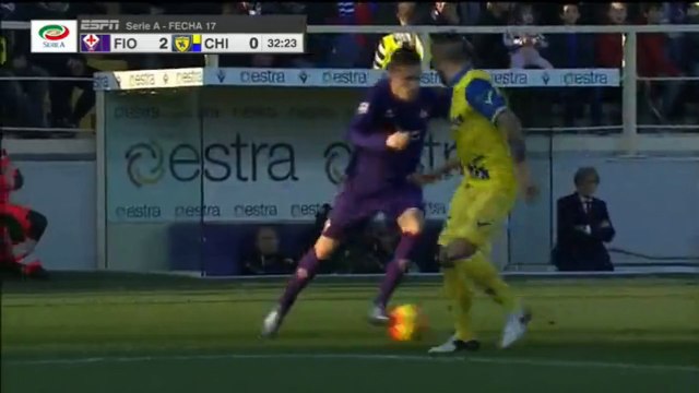 Amazing Goal Josip Ilicic ~ Fiorentina 2-0 Chievo Verona~