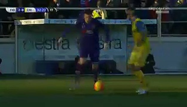 Goal Josip Ilicic Fiorentina 2-0 Chievo Verona 20.12.2015