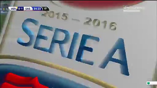 0-1 Sergio Floccari Goal Italy Serie A - 2.12.2015, Hellas Verona 0-1 Sassuolo Calcio