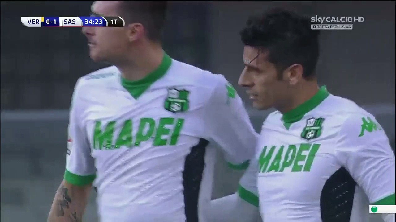 0-1 Sergio Floccari Goal Italy  Serie A - 2.12.2015, Hellas Verona 0-1 Sassuolo Calcio[1]