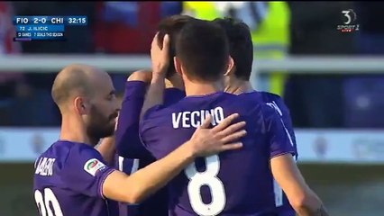 2-0 Josip Iliu010diu0107 Goal Italy  Serie A - 20.12.2015, Fiorentina 2-0 ChievoVerona