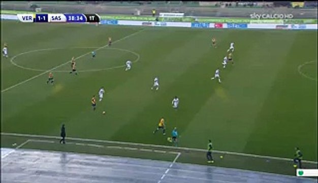 1-1 Luca Toni Goal Italy Serie A - 20.12.2015, Hellas Verona 1-1 Sassuolo Calcio