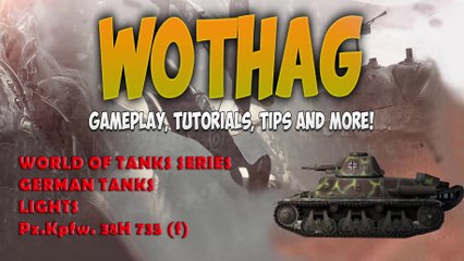 Wot Tactics - tiers 1 german lights - PzKpfw 38H 735 (f)