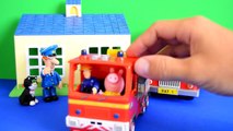 peppa pig story Fireman Sam Episode Peppa Pig Play-doh Postman pat Van Fire Fire Engine Story WOW