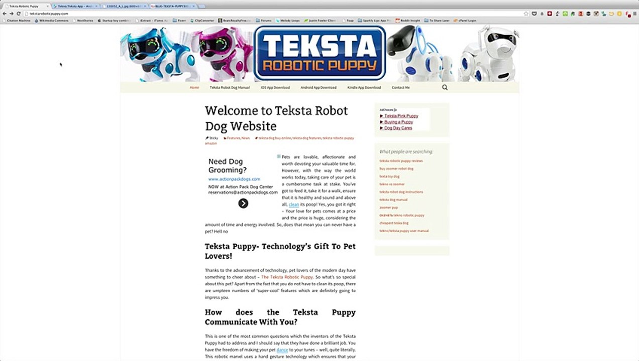 robotic dog toy Teksta Robotic Puppy Review - Top Christmas Toys and Games teksta robot price