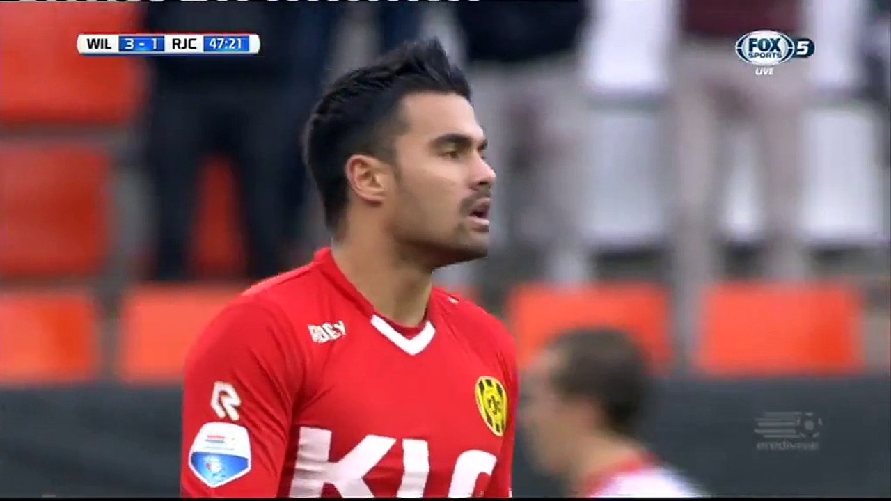 3-1 Nick van der Velden Goal Holland  Eredivisie - 20.12.2015, Willem II Tilburg 3-1 Roda Kerkrade