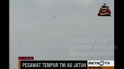 Un avion de combat s'écrase en plein show aérien