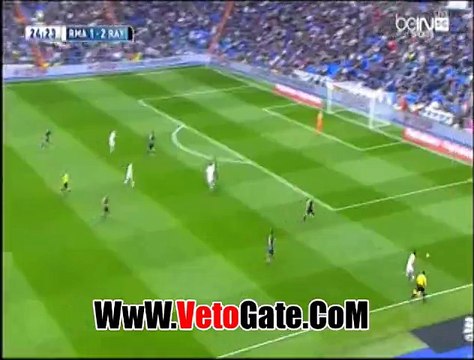 جاريث بيل يتعادل بالهدف الثانى ريال مدريد فى رايو فاليكانو