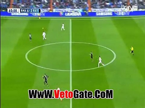 جاريث بيل يتقدم بالهدف السابع لريال مدريد فى رايو فاليكانو