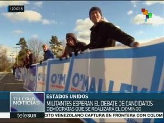 Expectativa en EE.UU. ante el debate de precandidatos demócratas