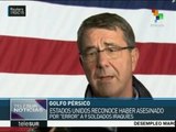 EE.UU. reconoce asesinato de 9 soldados irakies