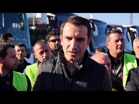 Report TV - Transporti ndërqytetas, hapet terminali i ri tek Dogana