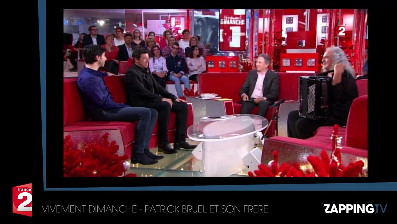 Vivement dimanche : Patrick Bruel rend hommage à son frère