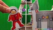 Despicable Me Minions Frozen Fart Gun Spaceship Toys - Monkey Astronaut Space Tank UFO & Alien Robot