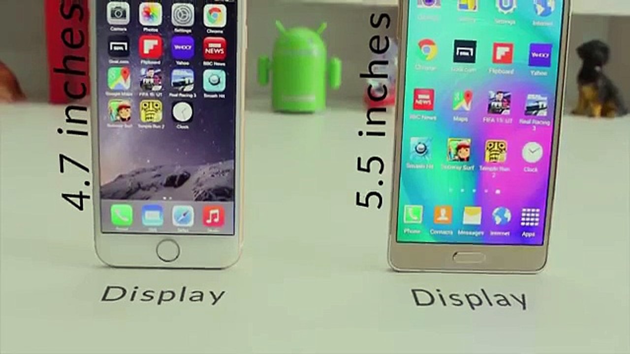 Samsung Galaxy A7 Mobile vs iPhone 6 Speed Test dailymotion