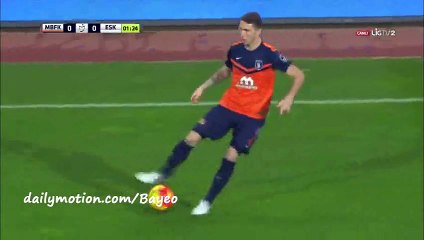 Emre Güral Goal - Basaksehir 0-1 Eskisehirspor - 20-12-2015 Super Lig