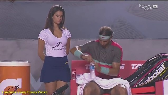 Funny Videos - Funny Fail Compilation - GIRL of Rafael Nadal - News Bloopers - Funny Moments