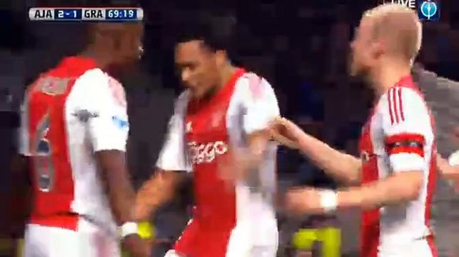 Riechedly Bazoer Super Goal 2:1 / Ajax vs Graafschap 20.12.2015 HD