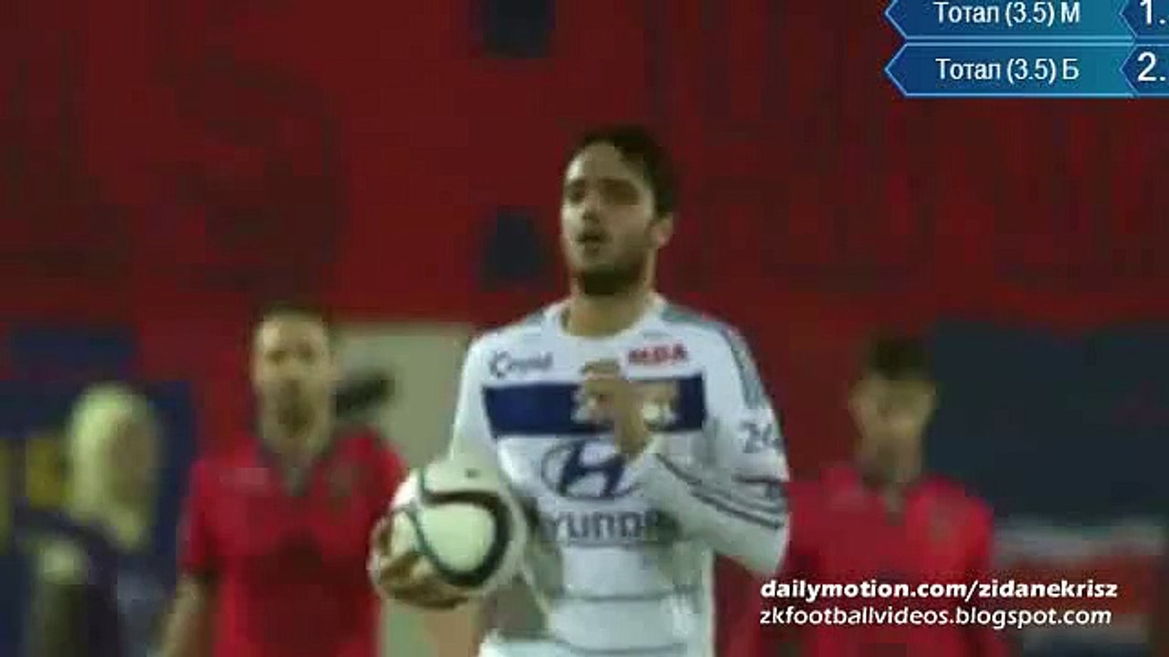 Goal Grenier - Gazélec Ajaccio 2 - 1 Olympique Lyon 20.12.2015 HD