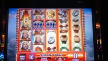 ZEUS II Penny Video Slot Machine with HOT HOT SUPER RESPINS Las Vegas Strip Casino