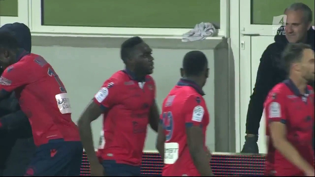 2-0 Mohamed Larbi Goal France  Ligue 1 - 20.12.2015, Gazélec Ajaccio 2-0 Lyon