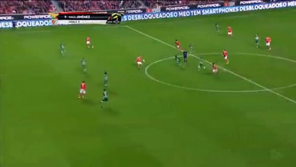 Goal Raul Jimenez ~Benfica 3-1 Rio Ave~